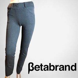BETABRAND Size XS Women’s Dark Gray Stretch Slacks / Pants